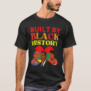 Camiseta Criado por Histórico Preto Histórico Preto Mês Cos