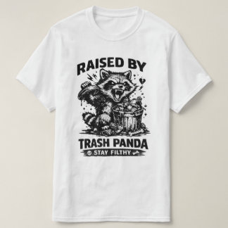 Camiseta Criado por Panda do Lixo Fique Sujo Amante de Anim