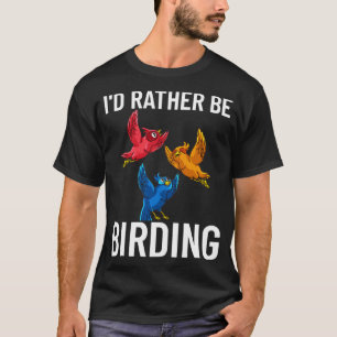 Camiseta Criador da Câmera Binocular de Aves Observando Ave