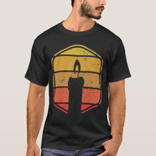 Camiseta Criador da vela do Fazer de cera de vela