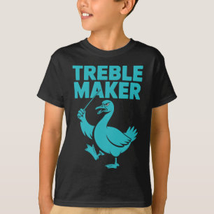 Camiseta Criador de Agudos Ganso Divertido Professor de Mús