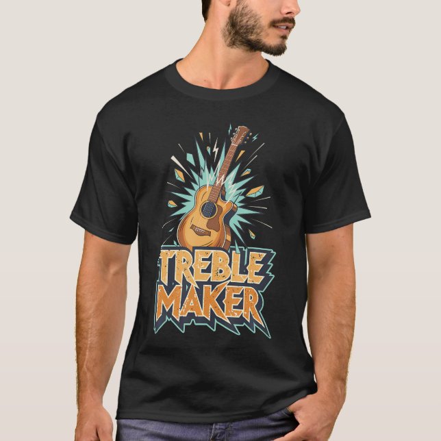 Camiseta Criador de Agudos para Violão (Frente)