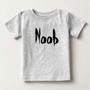 Camiseta Criador de Bebês do Jogador - Noob em Preto