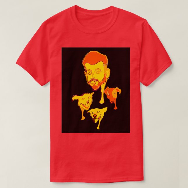 Camiseta criador de cães 2 (Frente do Design)