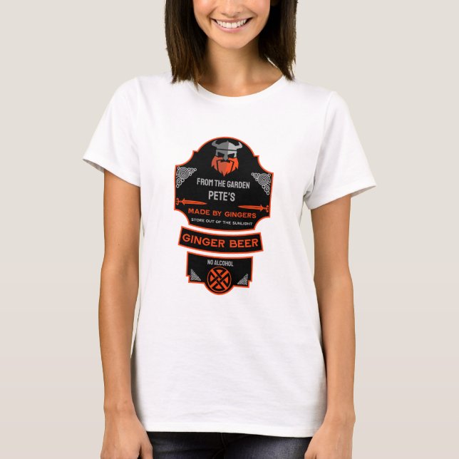 Camiseta Criador de Cerveja Ginger (Frente)