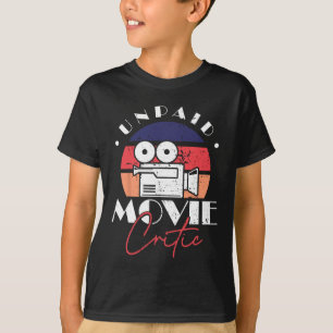 Camiseta Criador de Filmes Críticos Não Pagos