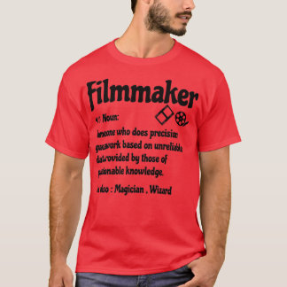 Camiseta Criador de filmes Engraçado Definição cineasta Eng