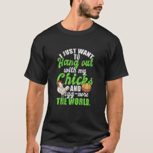 Camiseta Criador de Frango Caipira Galinha de Fundo de Quin
