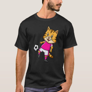 Camiseta Criador de Gatos Amor de Pata Goleiro Atacante Fut