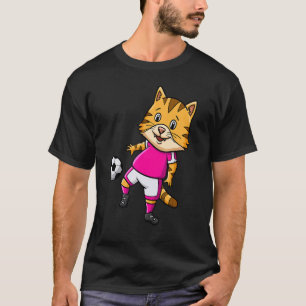 Camiseta Criador de Gatos Amor de Pata Goleiro Atacante Fut