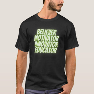 Camiseta Criador de Motivador Crente Educador Retro