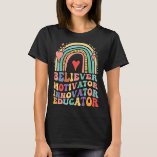 Camiseta Criador de Motivador Crente Educador Retro