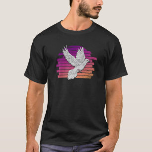 Camiseta Criador de Pombo Animal Pombo Ave Retro Pomba