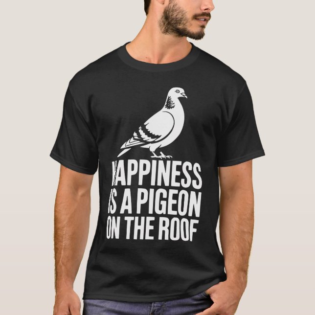 Camiseta Criador de Pombos Ave Voadora Pombo Animal (Frente)