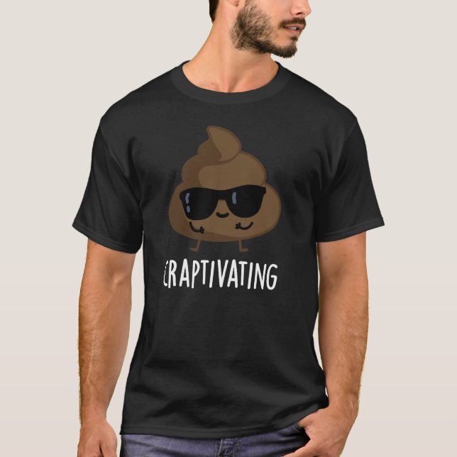 Camiseta Criador de Poop Legal Engraçado Pun Dark BG (Frente)