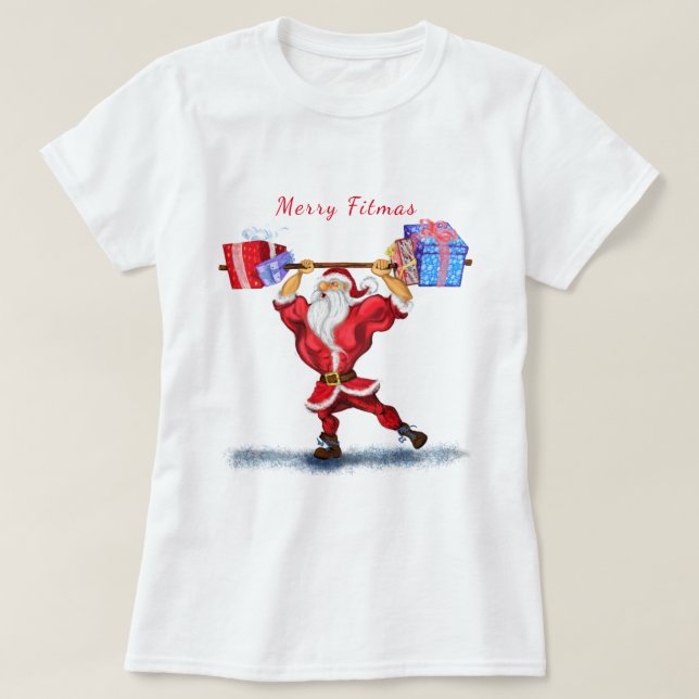 Camiseta Criador de Porcos Papai Noel - Presentes de Natal  (Frente do Design)