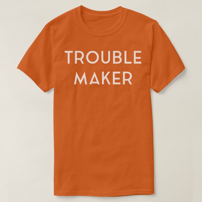 Camiseta Criador de Problemas de Cotação Engraçado (Frente do Design)
