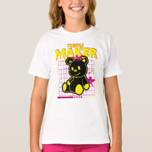 Camiseta Criador de Problemas - Fofo, Negrito e Um Pouco Se