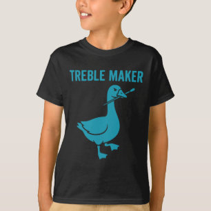 Camiseta Criador de Sons Agudos Ganso Divertido Professor d