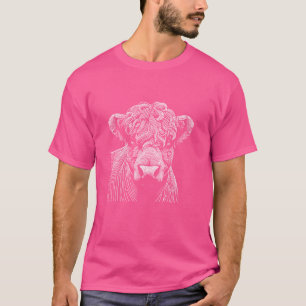Camiseta Criador de Vaca de Impressão Digital - Galloway