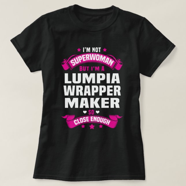 Camiseta Criador de Wrapper Lumpia (Frente do Design)