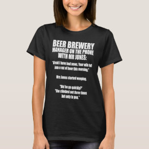 Camiseta Criador doméstico de cerveja de Artesanato de lar