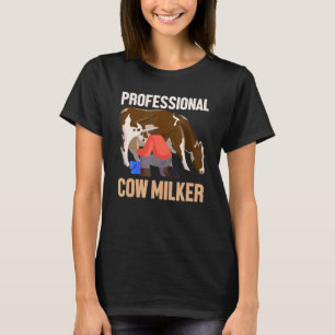 Camiseta Criador profissional de bovinos Fazendas
