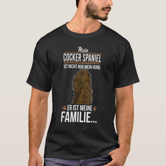 Camiseta Criadores De Cachorro De Cocker Spaniel Dizendo 11 (Frente)
