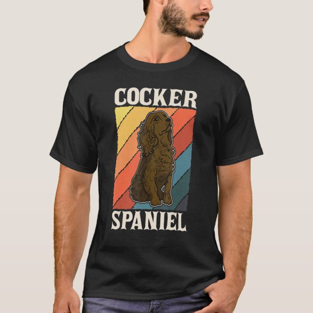 Camiseta Criadores de Cachorro do Cocker Spaniel Dizendo 1 (Frente)