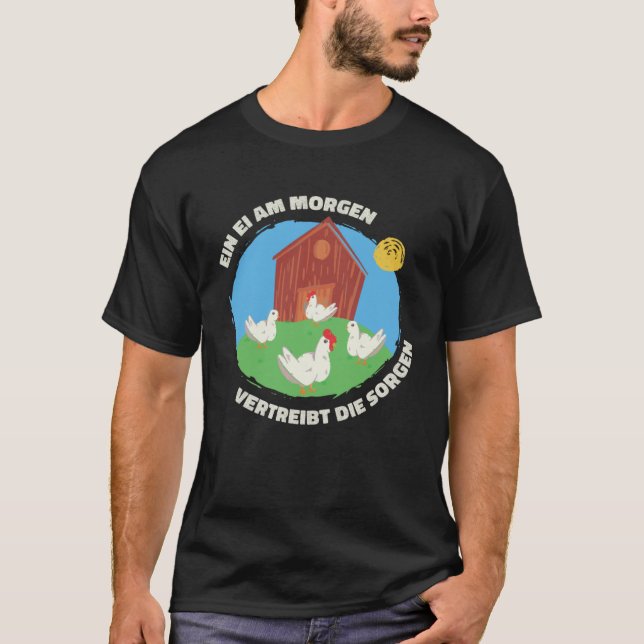 Camiseta Criadores de frango e agricultores criam frangos h (Frente)