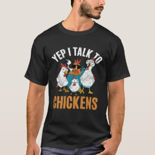Camiseta Criadores de frango e agricultores criam galinhas