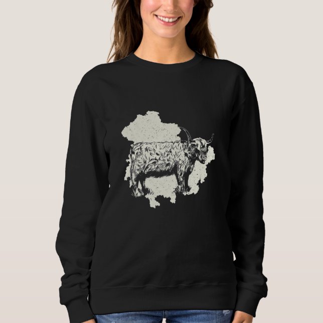 Camiseta Criadores de Gado Highland Vaca Highland Turíngia  (Frente)