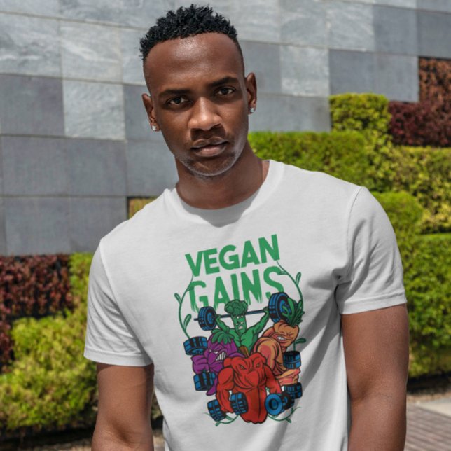 Camiseta Criadores de porcos vegetais Vegan (Criador carregado)