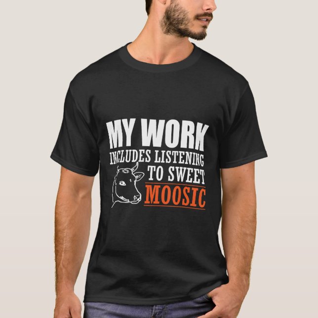 Camiseta Criadores de Vacas Trabalhando na Fazenda (Frente)