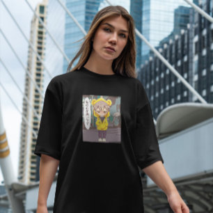 Camiseta Criança Anime Zangada