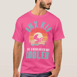 Camiseta Criança Bmx Como Uma Criança Normal Mas Engraçada