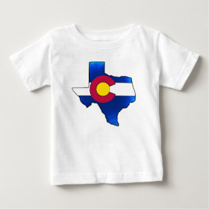 Camiseta criança Bright Colorado flag