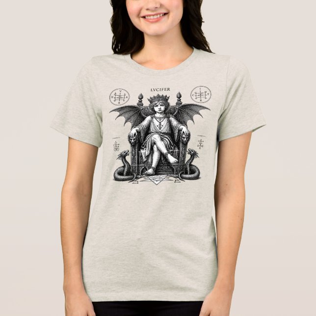 Camiseta Criança Celestial Infernal de Luz (Frente)