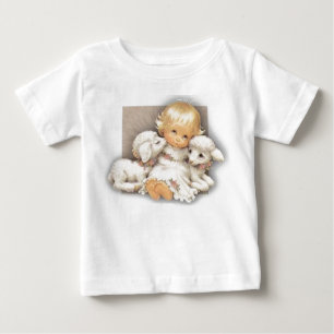 Camiseta Criança com borregos