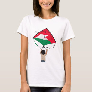 Camiseta Criança com pipa palestiniano - Liberdade e espera