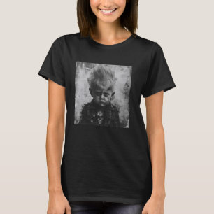 Camiseta Criança como punheta, criança rebelde