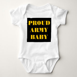 Camiseta Criança Creeper Orud Army Baby
