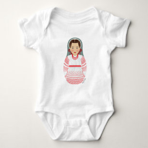 Camiseta Criança da Croata Matryoshka