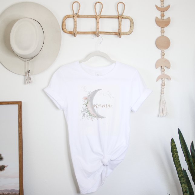 Camiseta Criança da Lua | Mama Boho Hippie (Criador carregado)