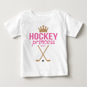 Camiseta Criança da Princesa de Hockey
