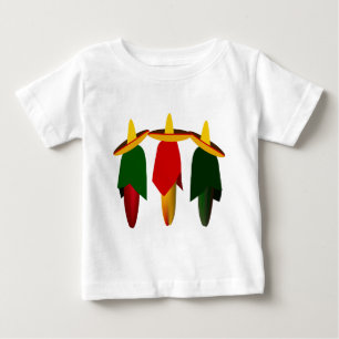 Camiseta Criança de 3 pimentões de Amigo