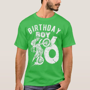 Camiseta Criança de 6 anos Menino de aniversário