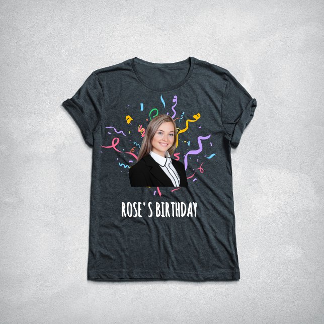 Camiseta Criança de aniversário engraçada com cara de tripu (Criador carregado)