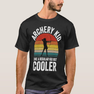 Camiseta Criança de Arquearia Arco e Flecha Caçador Jovem A