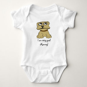 Camiseta Criança de Cartoon de Cão Eu sou muito boa Mamãe T